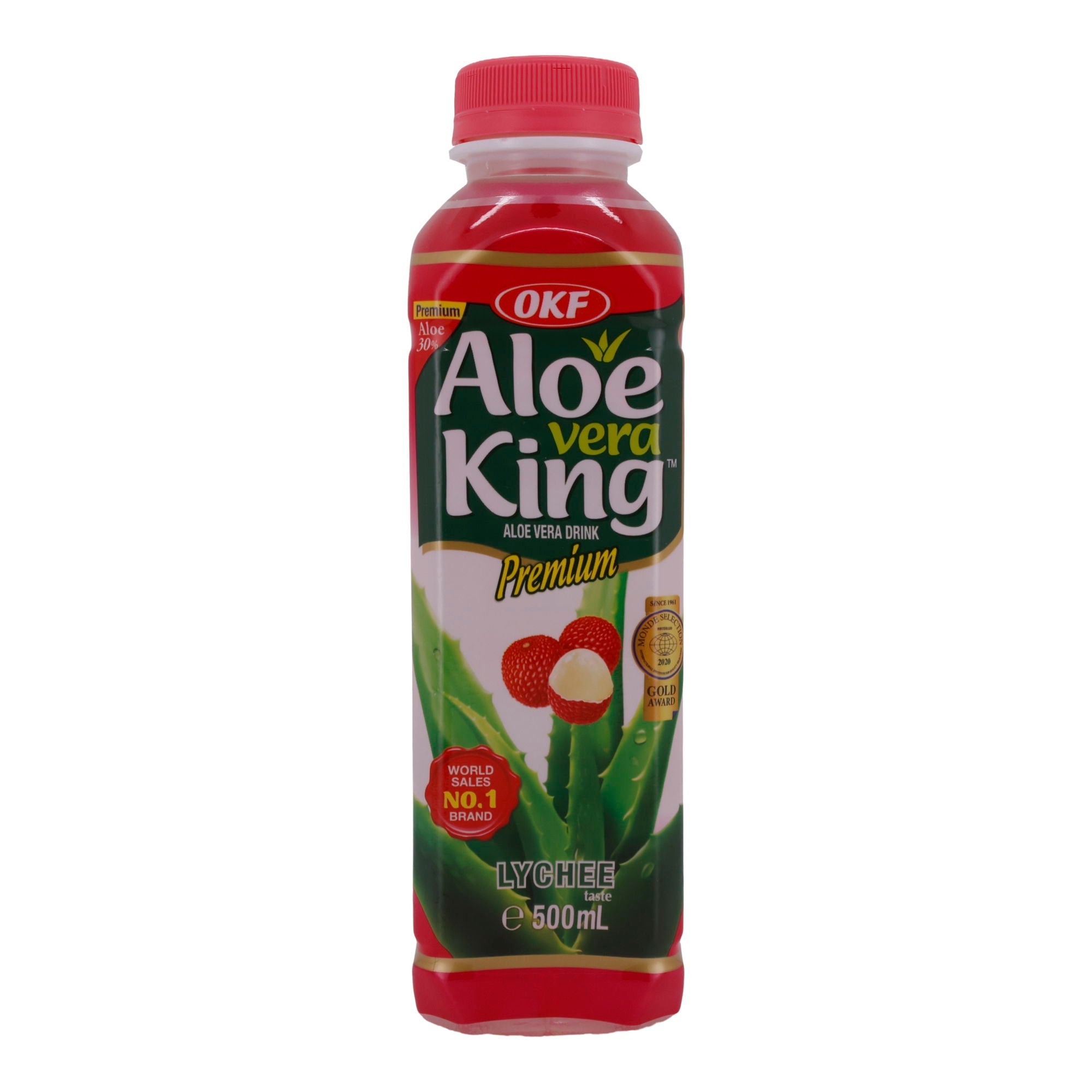 Aloe Vera Getränk OKF Aloe Vera King Lychee | Getränk | mit Litschigeschmack | 500 ml ALOE VERA